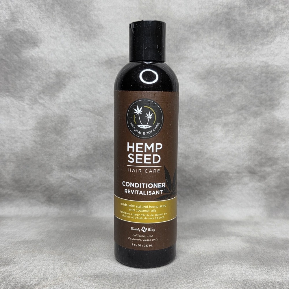 Earthly Body Hemp Seed Conditioner 8 oz w/Natural Hemp Seed & Coconut Oils